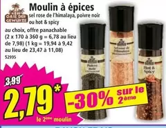 Moulin À Épices offre à 2,79€ sur Norma
