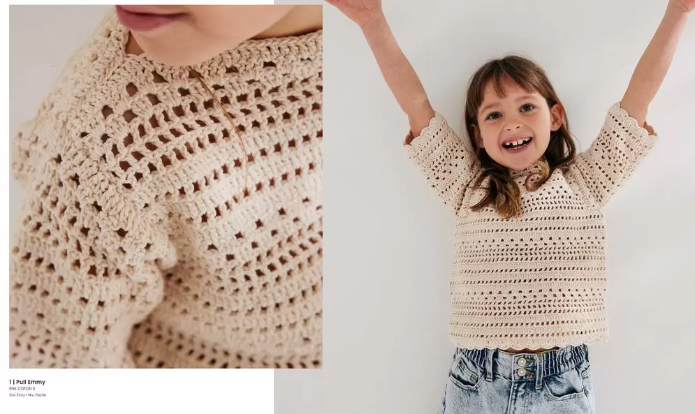 Pull Emmy  offre sur Phildar