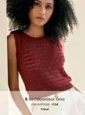 Le Débardeur Gina offre sur Phildar