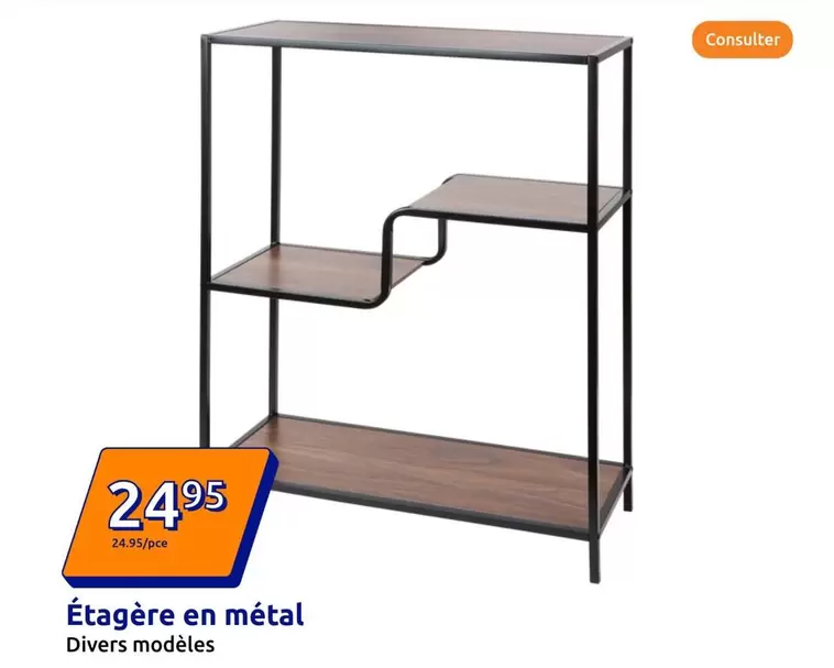 Étagère En Métal offre à 24,95€ sur Action
