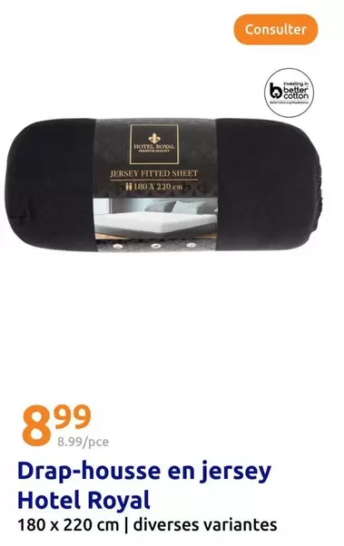 Royal - Drap-housse En Jersey offre à 8,99€ sur Action