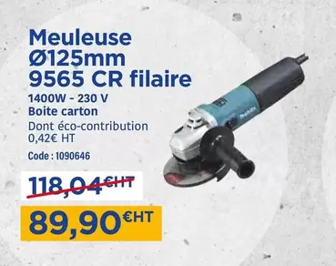Meuleuse 125mm 9565 Cr Filaire offre à 89,9€ sur SAMSE