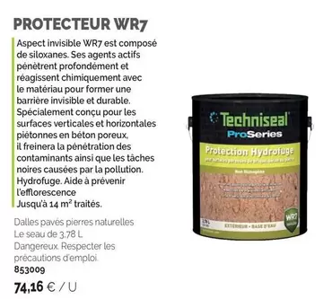 Techniseal - Protecteur WR7 offre à 74,16€ sur SAMSE