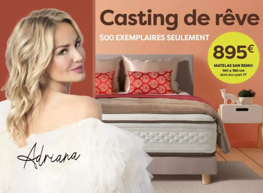 Matelas San Repo offre à 895€ sur France Literie