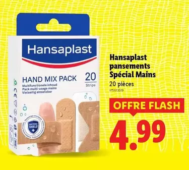 Hansaplast -  Pansements Spécial Mains offre à 4,99€ sur Lidl