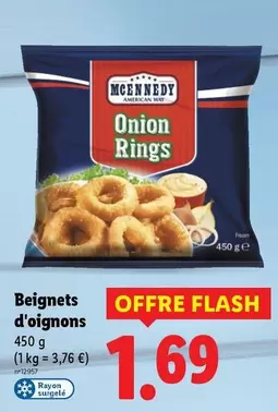 Mcennedy - Beignets D'oignons offre à 1,69€ sur Lidl