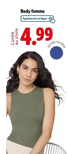 Esmara - Body Femme offre à 4,99€ sur Lidl
