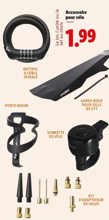 Crivit - Accessoire Pour Vélo offre à 1,99€ sur Lidl