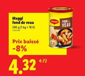 Maggi -  Fond De Veau offre à 4,32€ sur Lidl