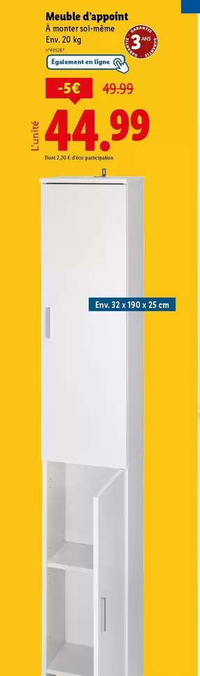 Meuble D'Appoint  offre à 44,99€ sur Lidl