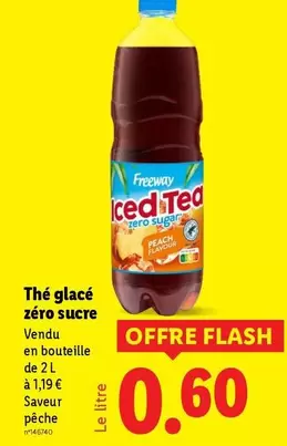 Freeway - Thé Glacé Zéro Sucre offre à 0,6€ sur Lidl