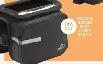 Crivit - Sacoche Double Pour Cadre De Vélo offre à 5,99€ sur Lidl