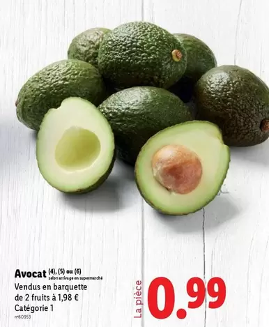 Avocat offre à 0,99€ sur Lidl
