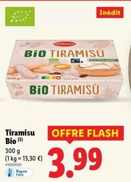 Milbona - Tiramisu Bio offre à 3,99€ sur Lidl