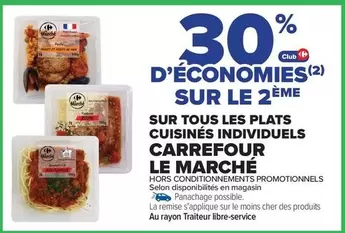 Carrefour - Sur Tous Les Plats Cuisinés Individuels Le Marché offre sur Carrefour Contact
