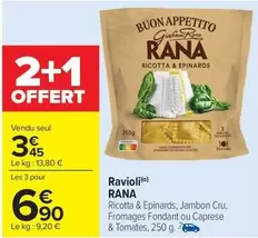 Rana - Ravioli offre à 3,45€ sur Carrefour Contact