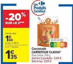 Carrefour - Casssonade offre à 1,69€ sur Carrefour Contact