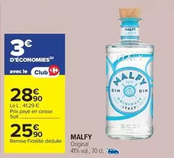 Malfy - Original offre à 25,9€ sur Carrefour Contact