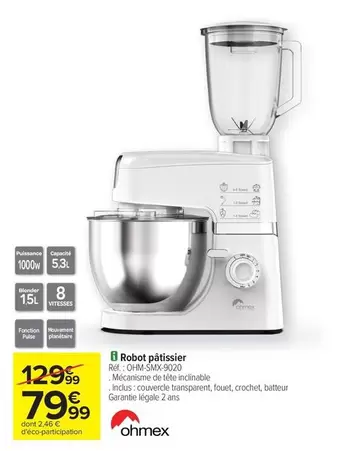 Robot Pâtissier offre à 79,99€ sur Carrefour City