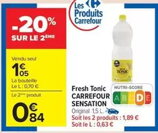 Carrefour - Fresh Tonic Sensation offre à 1,05€ sur Carrefour City