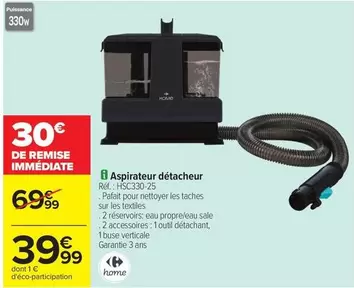 Aspirateur Détacheur offre à 39,99€ sur Carrefour City