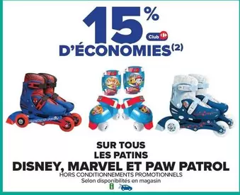 TOUS - Sur Tous Les Patins offre sur Carrefour City