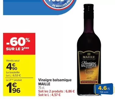 Maille - Vinaigre Balsamique offre à 4,9€ sur Carrefour Market