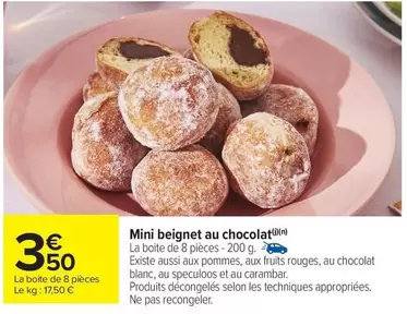 Carambar - Mini Beignet Au Chocolat offre à 3,5€ sur Carrefour Market