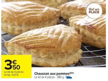 Chausson -  Aux Pommes offre à 3,5€ sur Carrefour Market