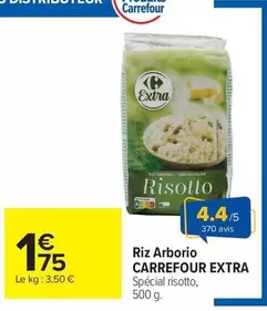 Carrefour - Riz Arborio Extra offre à 1,75€ sur Carrefour Market