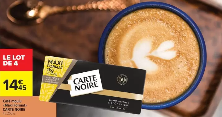 Carte noire - Café Moulu offre à 14,45€ sur Carrefour Market