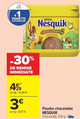 Nestlé - Poudre Chocolatée Choconut offre à 3€ sur Carrefour Market
