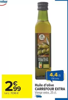 Carrefour - Huile D'olive Extra offre à 2,99€ sur Carrefour Market