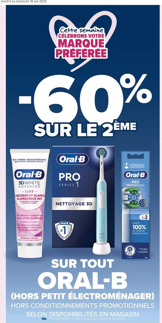 Oral-B - Sur Tout offre sur Carrefour Market
