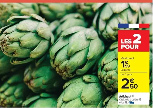 Artichaut offre à 1,59€ sur Carrefour Market