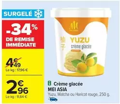 Crème Glacée offre à 2,96€ sur Carrefour Market