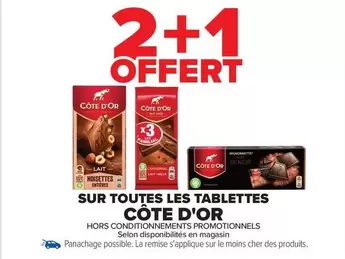 Côte d'or - Sur Toutes Les Tablettes offre sur Carrefour Market