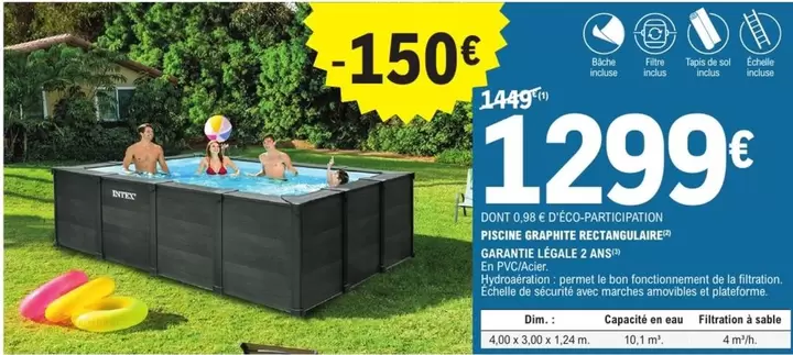 Intex - Écharite Effet 2 Places offre à 1299€ sur E.Leclerc Brico