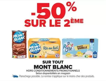 Mont blanc - Sur Tout offre sur Carrefour
