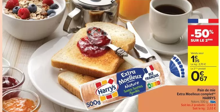 Extra Mouleux Comple offre à 1,35€ sur Carrefour Drive