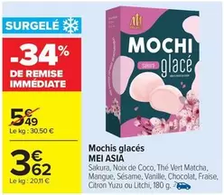 Sakura - Mochis Glacés offre à 3,62€ sur Carrefour Express