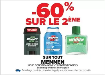 Mennen - Sur Tout offre sur Carrefour Express
