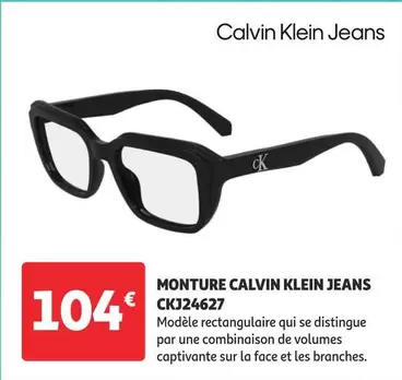 Calvin Klein Jeans - Monture CKJ24627 offre à 104€ sur Auchan Hypermarché