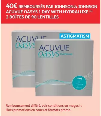 Acuvue Oasys  offre sur Auchan Hypermarché