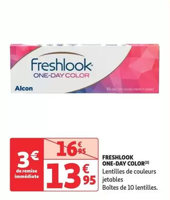 Alcon - Freshlook One-Day Color offre à 13,95€ sur Auchan Hypermarché