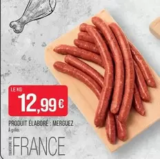 Produit Élaboré: Merguez offre à 12,99€ sur Supermarché Match