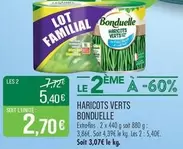 Bonduelle - Haricots Verts offre à 2,7€ sur Supermarché Match