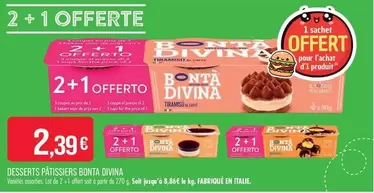 Desserts Patisseries offre à 2,39€ sur Supermarché Match