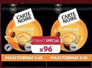 Carte noire - Maxi Format X48 offre sur Supermarché Match