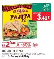 Old El Paso - Kit Fajita offre à 3,4€ sur Supermarché Match
